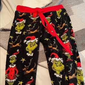 Grinch Kids Pajamas - Black and Red